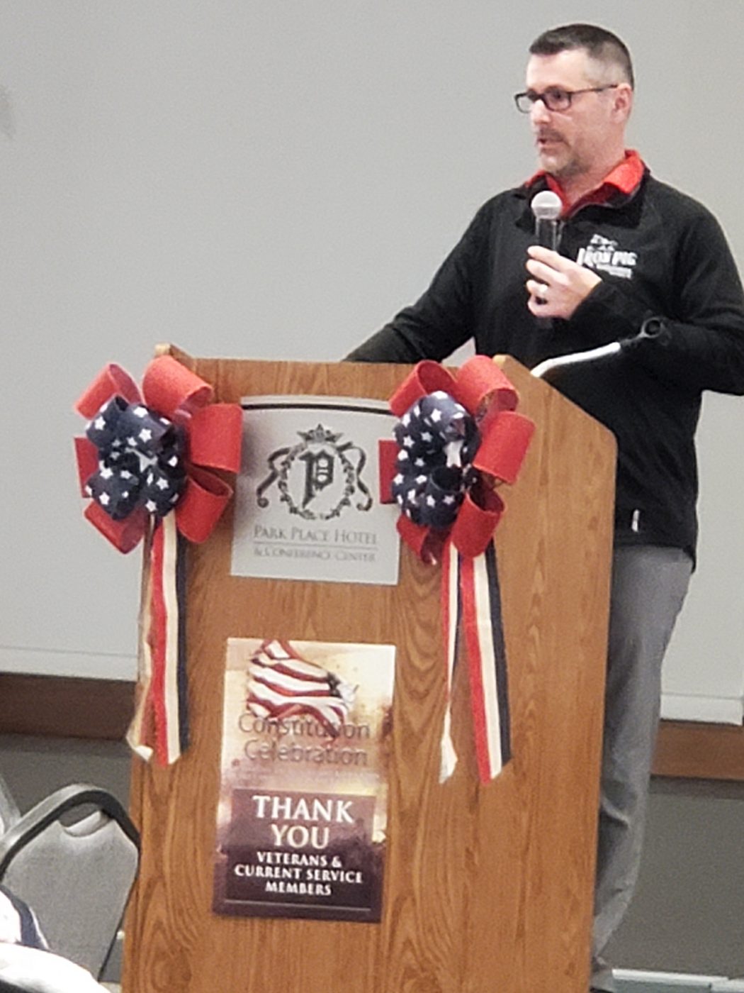 Ian at a Constitution celebration